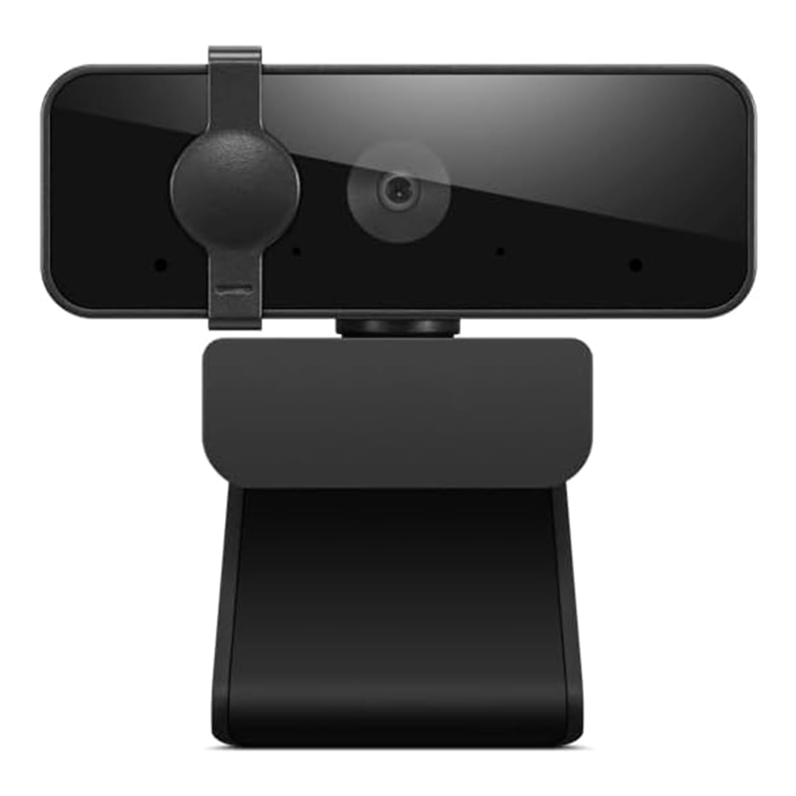 Lenovo 310 FHD Webcam, 1080p, FHD Resolution @30 FPS, Plug-and Play USB Connectivity, 1.8M Cable, 2 Integrated Microphones, External Privacy Shutter, Black
