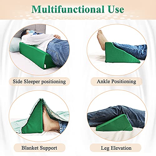 Neppt FOAM WEDGE PILLOW Wedge For Sleeping Foam Incline Pillow Bed Positioning Wedge For Adults, Side Sleeper, Pregnancy Belly thumb #3