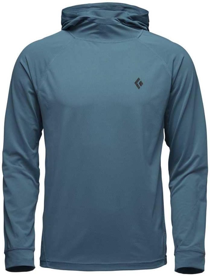 BLACK DIAMOND Men’s Alpenglow Hoody | UPF Sun Protection | Lightweight Stretch Fabric | Breathable for Climbing & Hiking Gear