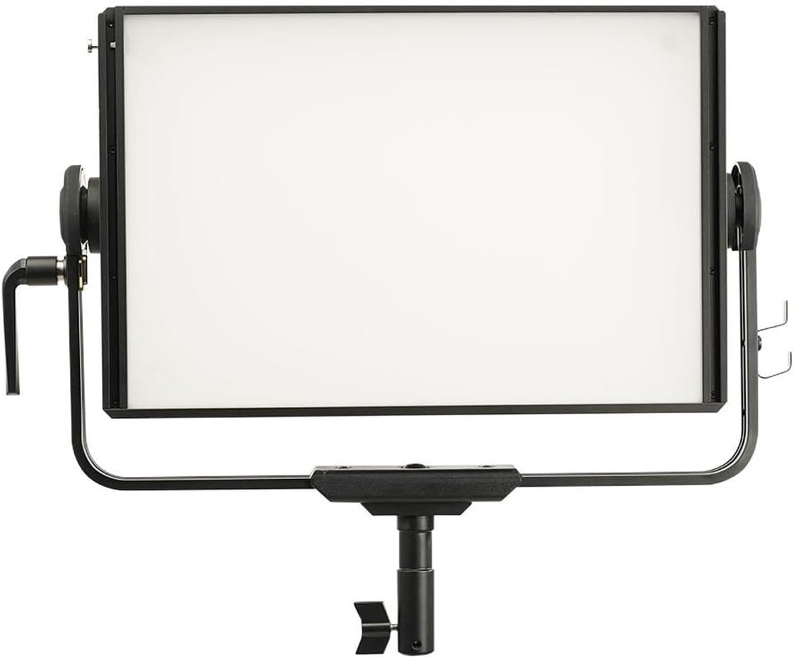 Aputure Nova P300c light panel mounted on a stand.