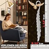 Harry Potter Lesezeichen Metall mit Anhänger - Offizielles Merchandise für Bücherliebhaber, Schule & Geschenk in Box - Robustes Design für magische Leseabenteuer - Silber/gold