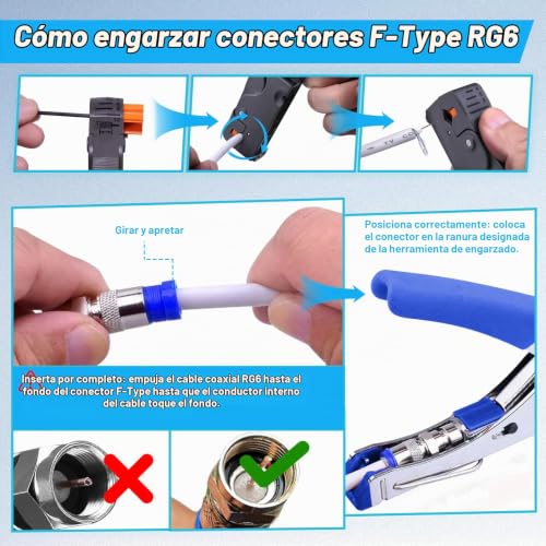 Pinzas para cable coaxial 11 Imagen adicional