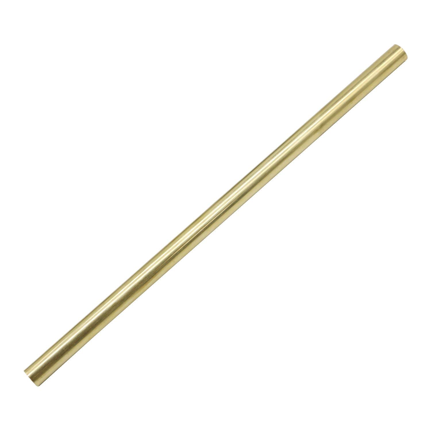 12.5mm / 1/2inch Brass Rod, Metal Solid Round Brass Rod Pin Lathe Bar Stock for RC Model Airplane Helicopter DIY Craft, 12.5mm / 1/2 inch in Diameter 300mm in Length