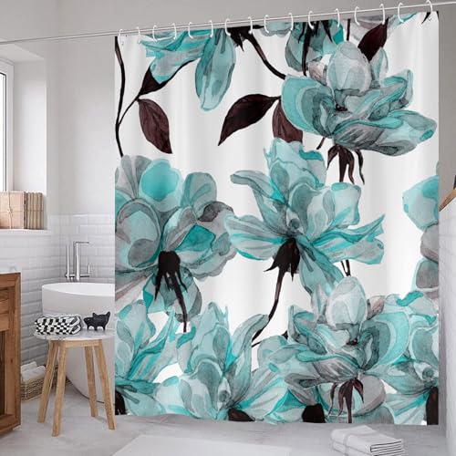 Oemmn Duschvorhang 180x180 Wasserdicht Duschvorhang Textil...