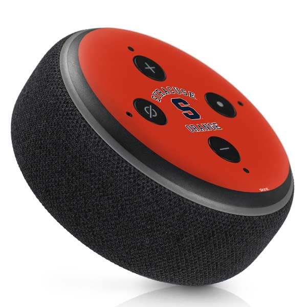 Skinit Decal Audio Skin Compatible with Amazon Echo Dot 3 - Officially Licensed Syracuse University Orange Syracuse Design