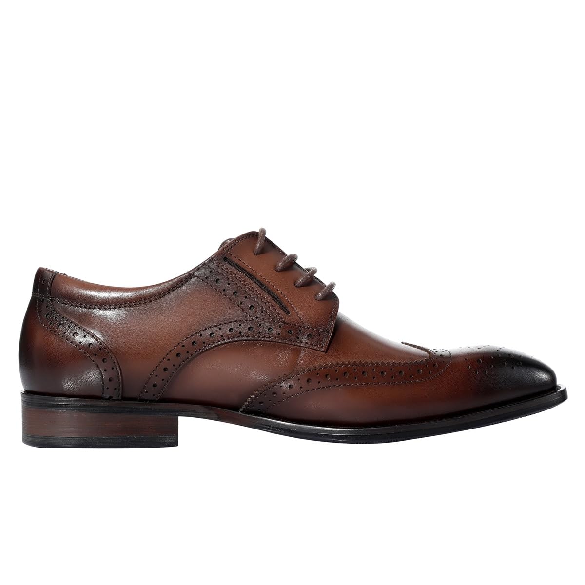 YFFUSHI Herren Anzugschuhe Leder Oxford Brogue Business Schnürschuh | Formell Hochzeit, Elegante, Rindsleder, Spitze, Echtleder, Schnürderby, Klassische, Moderne, Büro