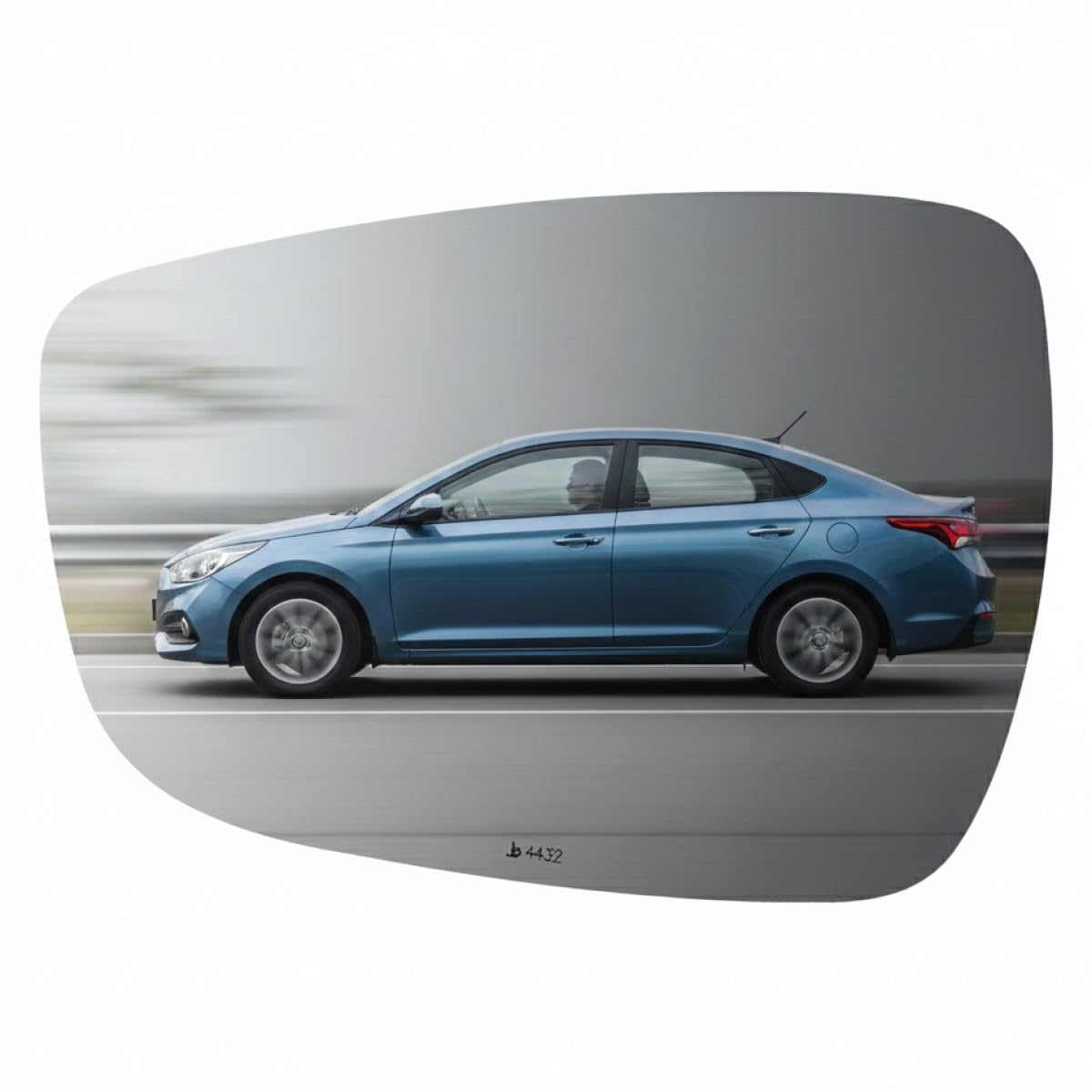 Burco 4432 Flat Driver Side Replacement Mirror Glass (Mount Not Included) for 2011-2015 Hyundai Elantra, 2011-2017 Hyundai Accent, 2012-2013 Hyundai Veloster