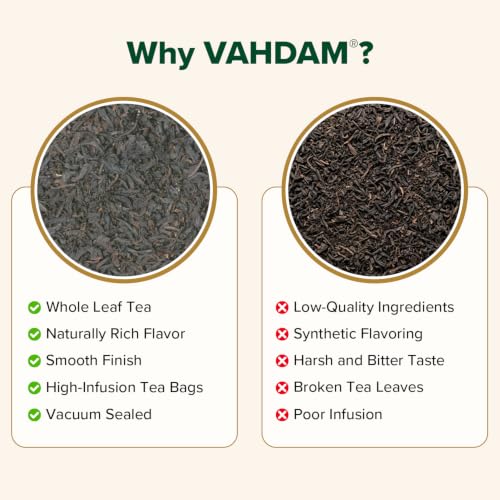 Image of VAHDAM Assam Black Tea Leaves (12oz|170+ Cups) Quality Black Tea Loose Leaf