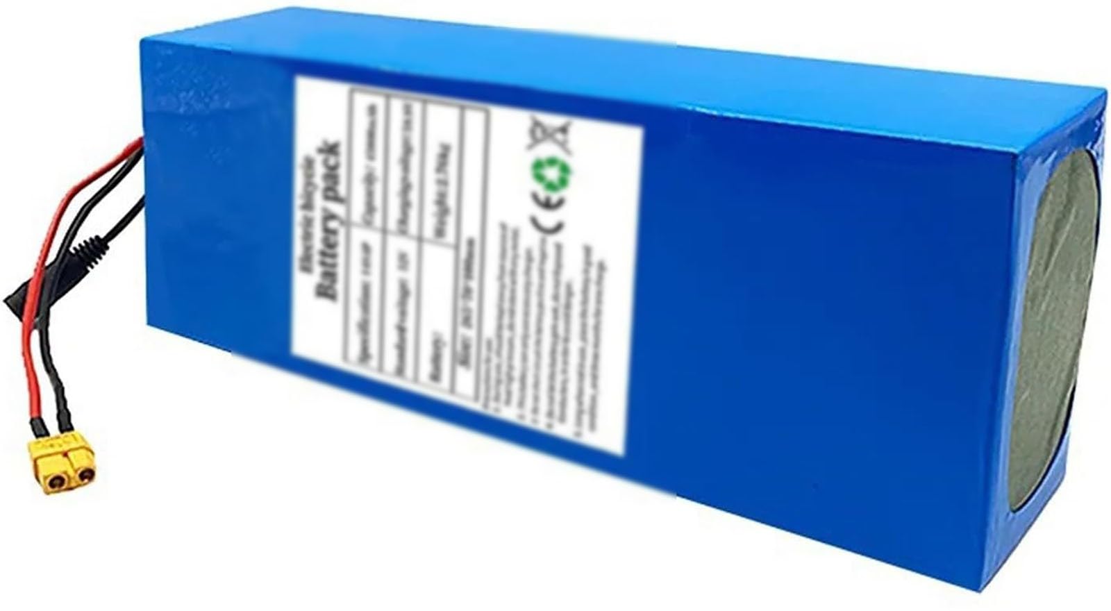Batería de Iones de Litio Bicicleta eléctrica 52 V 45 Ah, 14S4P 52V Ebike Batería con Cargador BMS Integrado para Motor Bicicleta eléctrica 200W 350W 500W 1000W