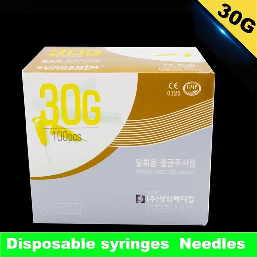 Agujas pequeñas 30G * 4 mm, 13, 25 ultrafinas Equipamiento de laboratorio