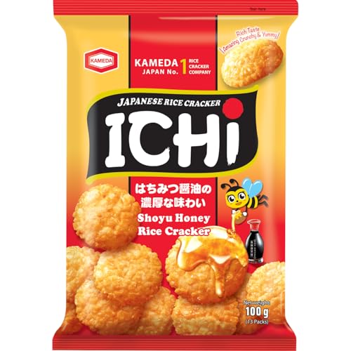 ICHI - Galletas de arroz con miel - (1 x 100 g)