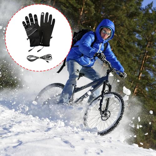 Gants d'hiver alimentés par USB anti-froid Greabuy étanches