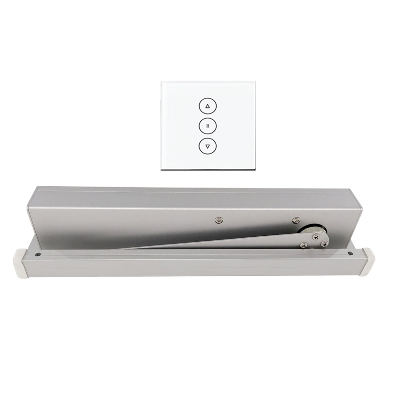 Elektrischer Toröffner-Bausatz, Smart Electric Window Opener DC24V AC220V For Casement Close/Open Home RF Remote Control Y Rain Sensor Optional(Kit9)