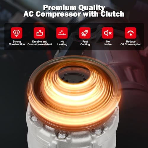 Image of cciyu AC Compressor for 2006-2007 Fit for BMW 530xi 3.0L