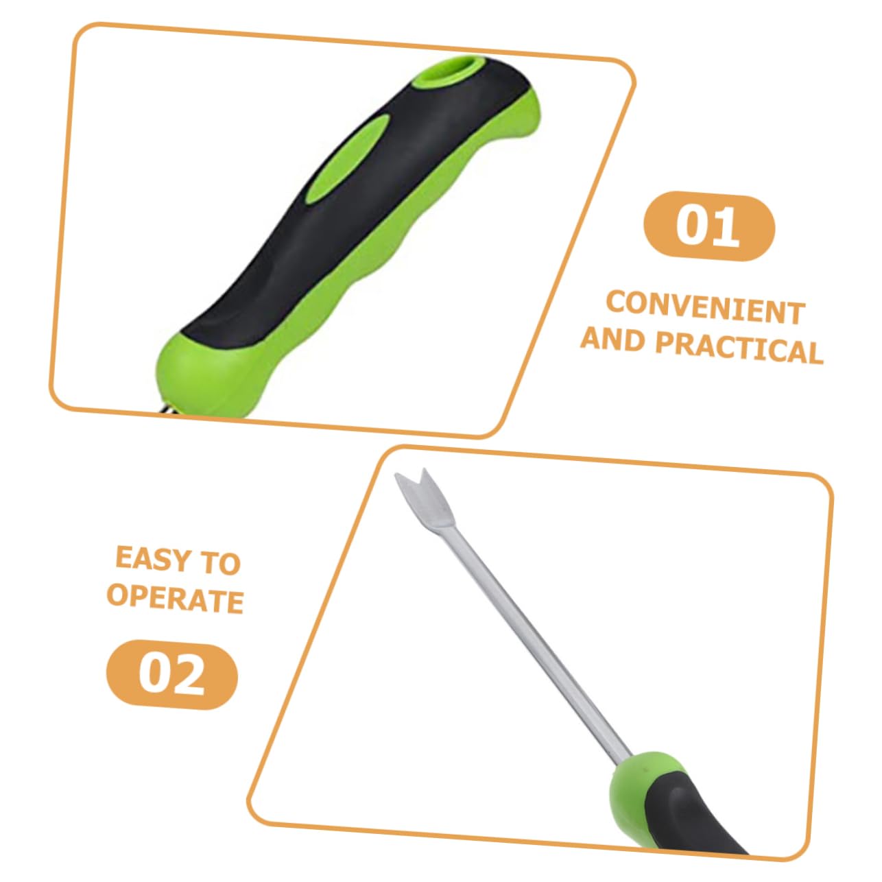 Artibetter 4piezas Pala De Jardinería De Inoxidable Para Arrancar Plantas Pequeñas Herramienta De Desmalezado Manual Diseño Ergonómico y Dientes Afilados Para Huertos y Jardines
