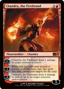 Magic: the Gathering - Chandra, the Firebrand (123) - Magic 2013