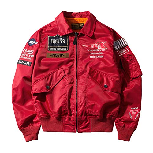 Semiaugust セミオーガスト アウター メンズ フライトジャケット Ma 1 ブルゾン ワッペン ミリタリー ジャケット ナイロン ジャンパー エムエーワン 春服 Red3xl の最安値と通販店 購入可 サープラ