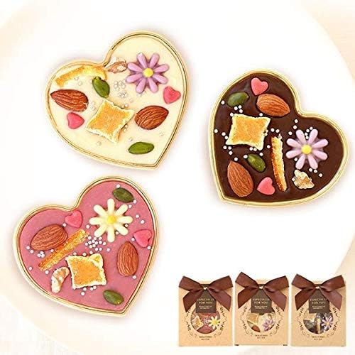 Amazon ホワイトデー お返し 人気 21 おいもや チョコレート菓子 本命お返し プレゼント おしゃれなおもしろチョコレート菓子 職場や学校の大量まとめ買いも 小分け ばらまき お菓子スイーツ 宝石 ハートショコラ 3個セット おいもや チョコレート菓子 通販