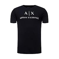 ARMANI EXCHANGE Uomo T-Shirt, Blu (Navy 1510)