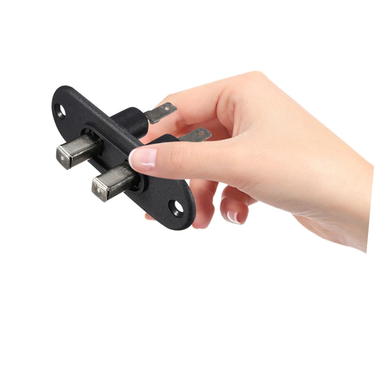 2pcs Black Sliding Door Alarm for Car Van Central T4 Fitment Door Jam Light