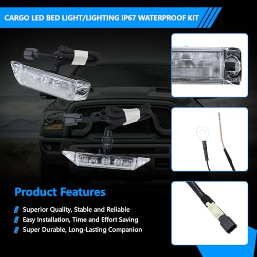 Kit de luces LED para caja de camioneta compatible Ram 2016-2018 miniatura 5