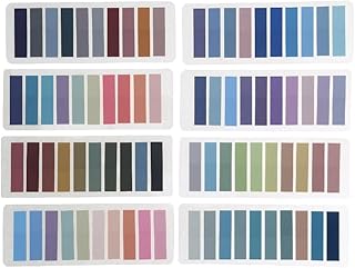 Generic 1600 peças, pacote com 8 abas reposicionáveis, marcadores de página adesivos, índices transparentes, abas adesivas para escola, escritório, índices adesivos, abas adesivas