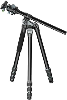 Ulanzi MT-59 Camera Tripod Monopod | Boom Extension for Product Food and Macro Photography | 1/4" Screw Hole | Payload 15kg | Weight 2.45kg | 4 Sections 21-176cm | Carrying Bag | 1 Year Warranty