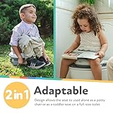 Nuby Go Potty Portable Toddler Toilet, Non-Slip, Travel Ready, Splash Guard, Suitable for 18+ Months (20 Disposable Bags Included) - Image 3