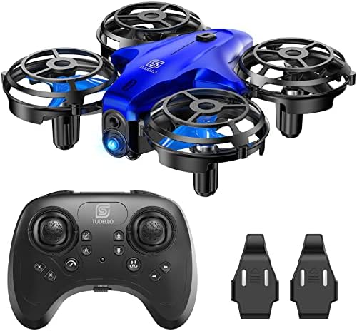 Drones for Kids, TUDELLO RC Mini Drone for Kids and Beginners, RC Quadcopter Indoor with Headless Mode, Small Helicopter with 3D Flip, Auto Hovering and 2 Batteries, Great Gift for Boys and Girls