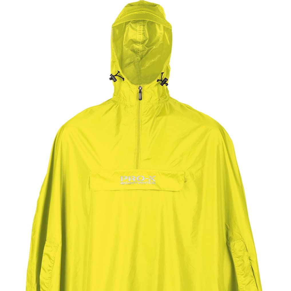 PRO-X elements Pasofino Fahrrad Regenponcho Unisex XXL, Blau, XXL
