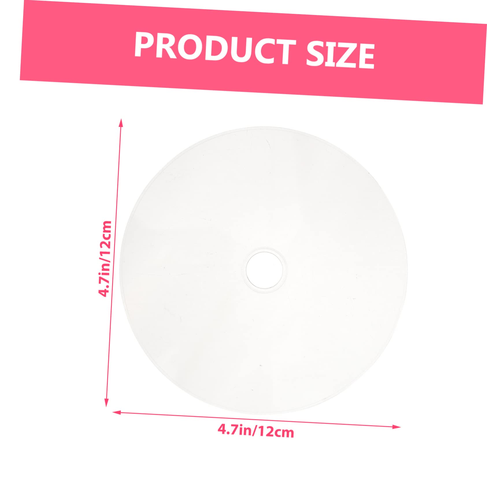 Housoutil 30pcs Transparent Cd Discs for Crafting and Painting Disks for Wall Decor Boys and Girls Art Projects and Party Decorations