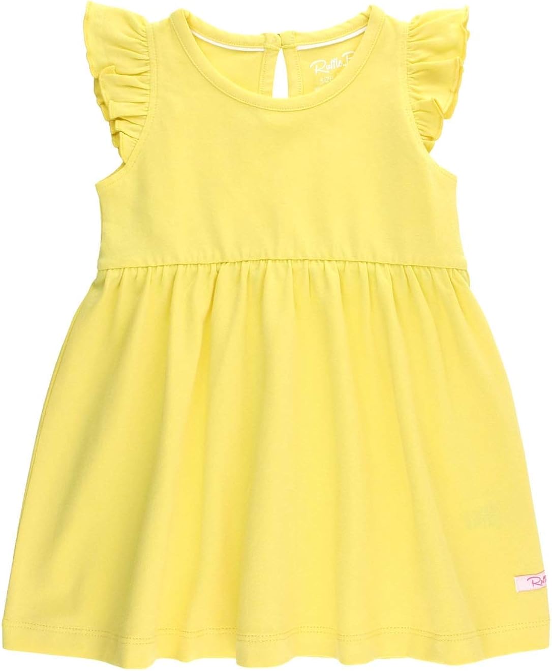 RuffleButts Baby/Toddler Girls Sleeveless Knit Dress with Ruffles: Clothing, Shoes & Jewelry