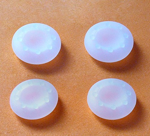 Analog Silicone Thumb Stick Grips Joystick Cap Cover For Ps4 Ps3 Ps2 Xbox 360 Xbox One Game Controllers (4 Pcs Clear) #TOP21