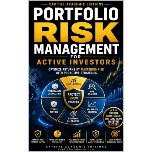 PORTFOLIO RISK MANAGEMENT FOR ACTIVE INVESTORS Audiolibro Por CAPITAL ACADEMIE Editions arte de portada