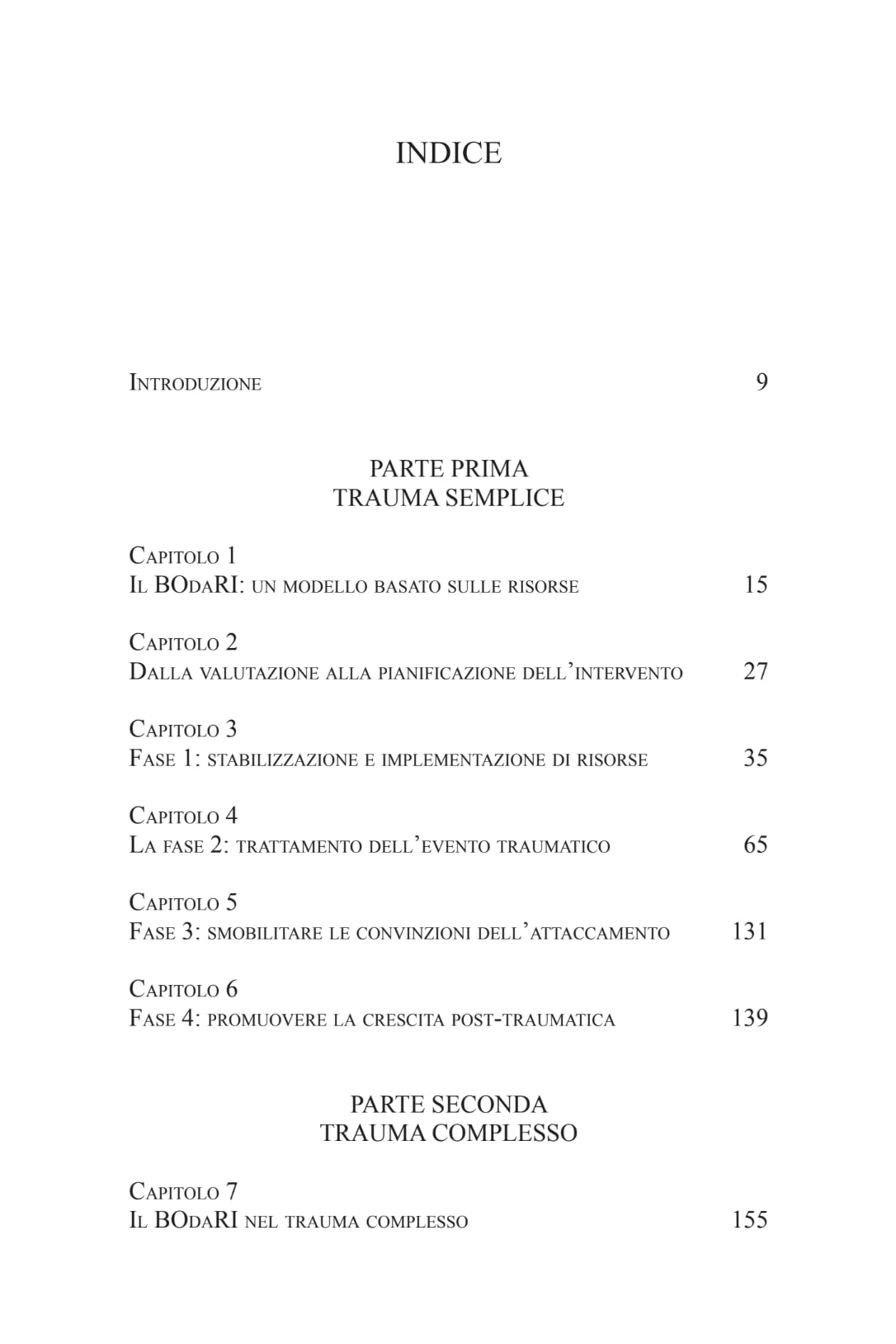 BOdaRI. Trauma semplice e complesso. Un approccio somatico integrato per il trattamento del trauma improntato sulle risorse