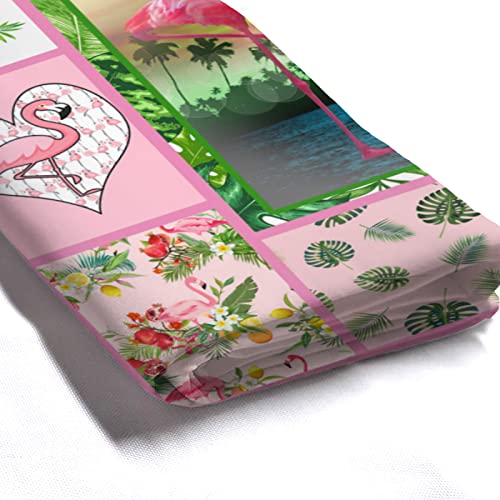 Flamingo Shower Curtain Pink Flamingo Live In The Sunshine Shower Curtain With 12 Hooks Fabric Waterproof Curtains Palm Leaf Bathroom Curtain Decor 60''X72'' #TOP5