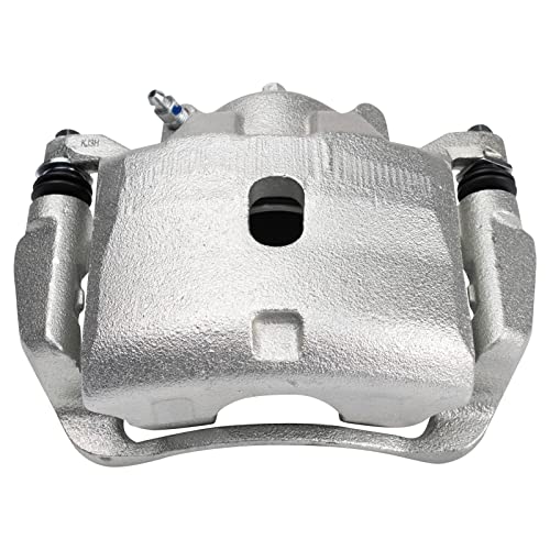 Image of TRQ Front Right Brake Caliper w /Bracket Passenger Side