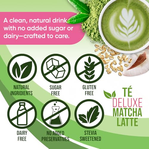 Té Matcha Latte instantáneo 20 porciones miniatura 6