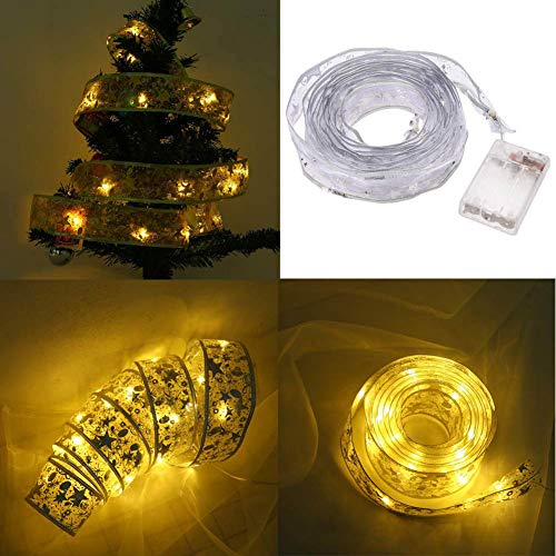 クリスマスツリーが華やかになるワイヤーリボンで手作りツリー飾り Kirakiratomori