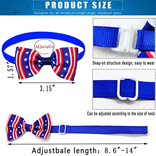 4Th Of July Pet Patriotic Costume Adjustable Dog Hat Bandanas Mesh Tutu Skirt American Flag Puppy Bibs Scarf Cat Collar 3 Pieces Independence Day Caps Bowtie Dress For Small Dogs Kitty Decorations #TOP3