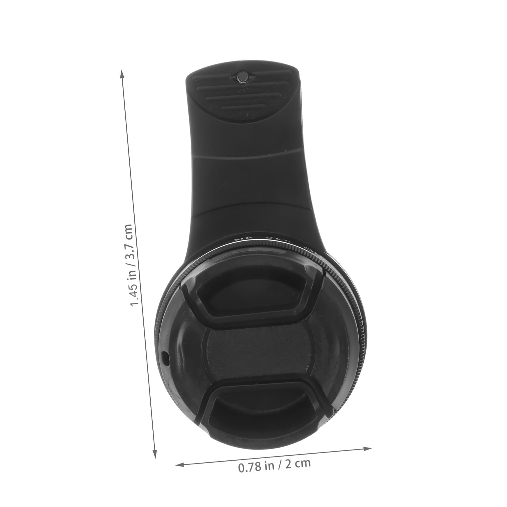 Obiettivo Macro 37mm per Smartphone 15x con Clip 4k Nero | Lega di Alluminio e Lente Ottica, per Fiori e Gioielli, Dettaglio Ravvicinato per Fotografia Professionale
