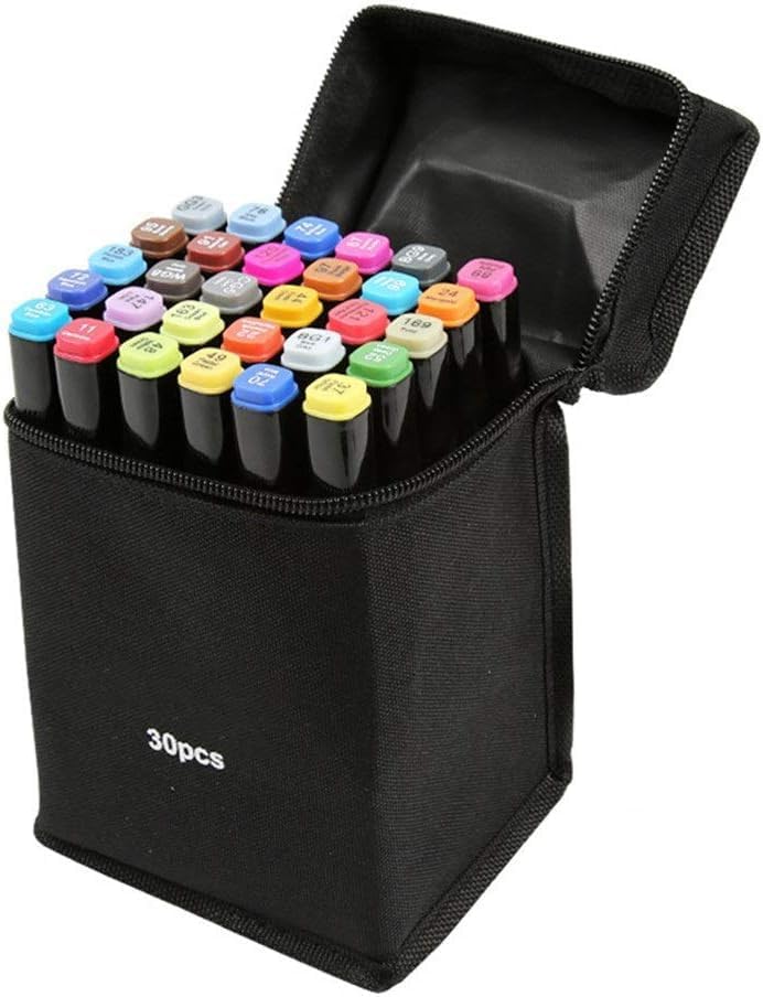 Corslet 30 Pc Dual Tip Markers Alcoholic Markers Set Colour Markers for Drawing Marker Pens for Drawing Markers with Carry Bag for Painting Sketching Calligraphy Alcohol Markers for Adult Beginners (B0DG31Y18Q) Amazon Price History, Amazon Price Tracker