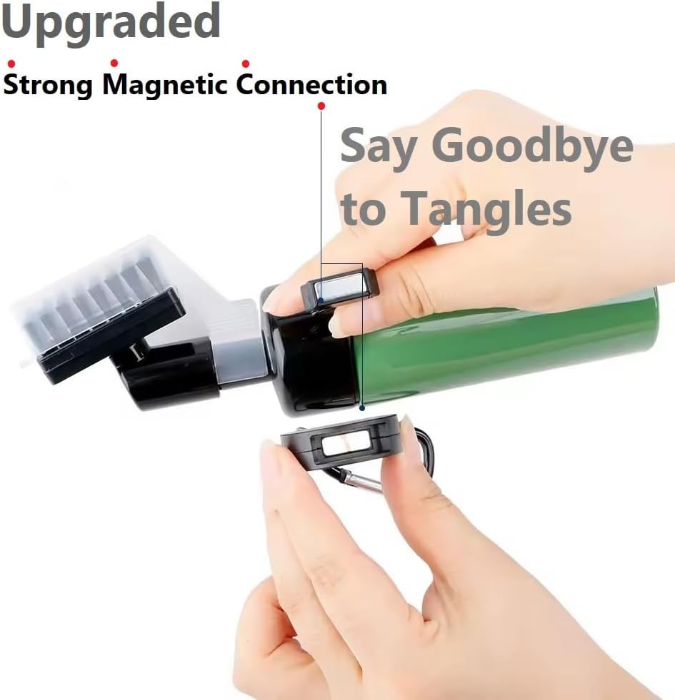 GrooveMaster Pro Golf Water Brush with Upgraded Strong Magnetic Connection | Heavy-Duty Bristles | Press-Spraying for Easy Cleaning | Capacity of 5 oz. of Water | Anti-Leak | Wide Range of Coverage