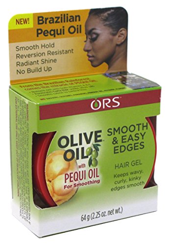 Organic Root (ORS) SRO Huile d'Olive & Easy Edges lisses cheveux Gel avec Pequi huile 2,25 oz (Lot de 3)