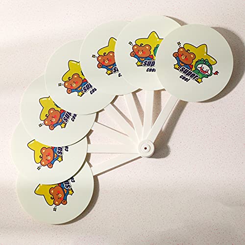 ZAW Abanico Plegable Mini Laptop Fan Plegable, 1 habitación, para Estudiantes de niños, Verano Abanico Plegable de Bolsillo (Couleur : B)