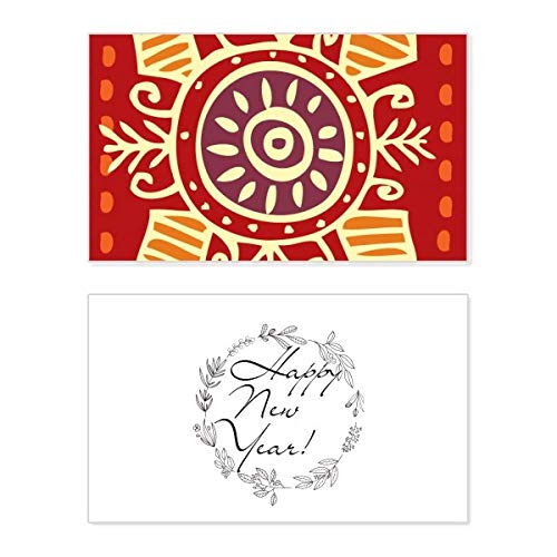 Tarjeta conmemorativa Red Eyes de año nuevo: ideal para coleccionistas del diseño Mexico Totems