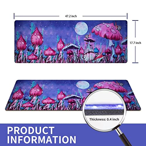 Qgwjekui Mushroom Decor Kitchen Rugs Mats,Non-Slip Cushioned Anti-Fatigue Floor Mat,Heavy-Duty Pvc Comfort Standing Mat Cute Runner Rug For Home Kitchen Decor #TOP5