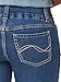 Riders by Lee Indigo womens Pull on Waist Smoother Bootcut Jeans, Mid Shade, 8 US