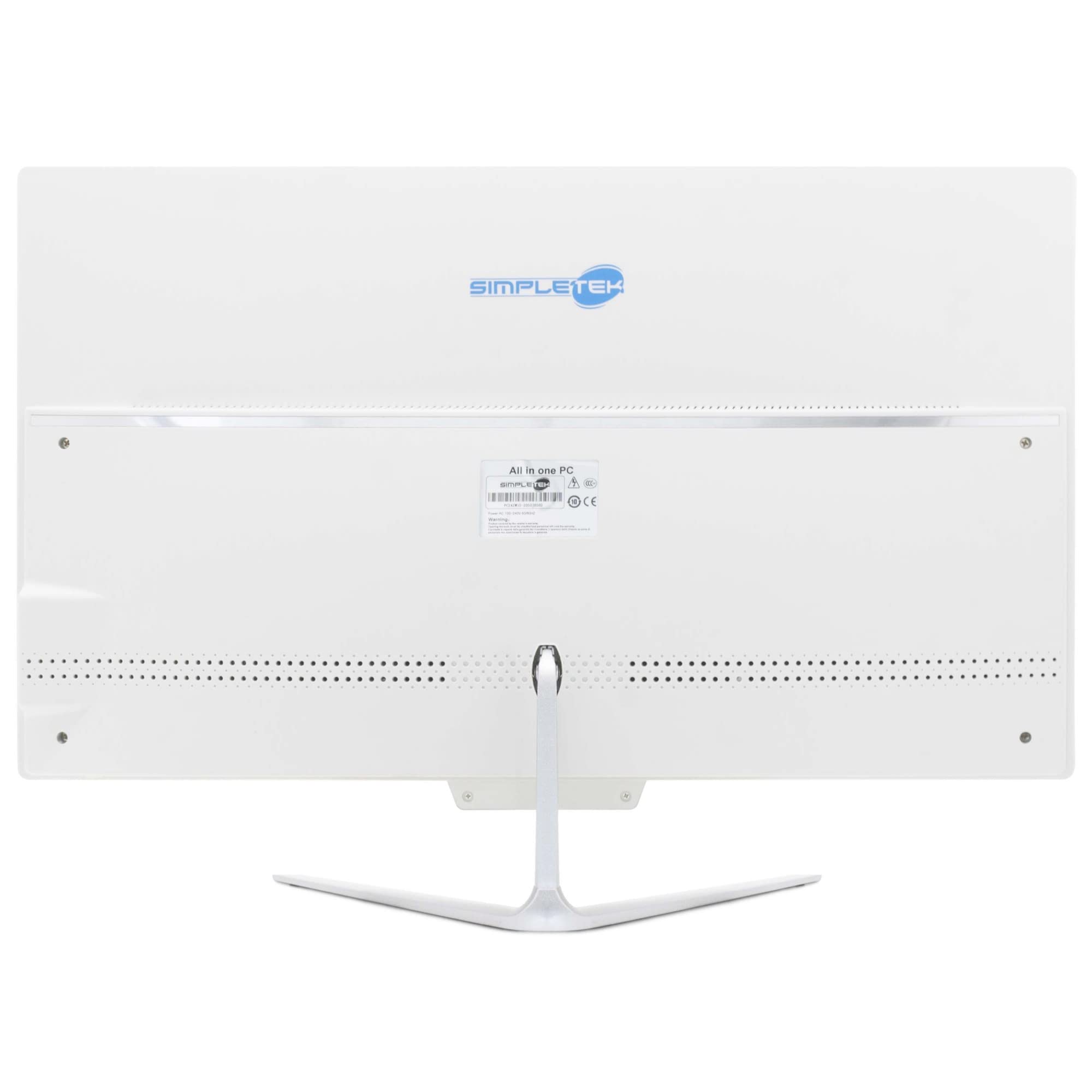 SIMPLETEK - PC All in One Core i7 fino 3.80GHz 16GB RAM SSD 2TB Windows 11 Pro | Display 24" FHD Webcam integrata WiFi BT LAN HDMI | Computer Fisso Casa Ufficio Scuola Lavoro