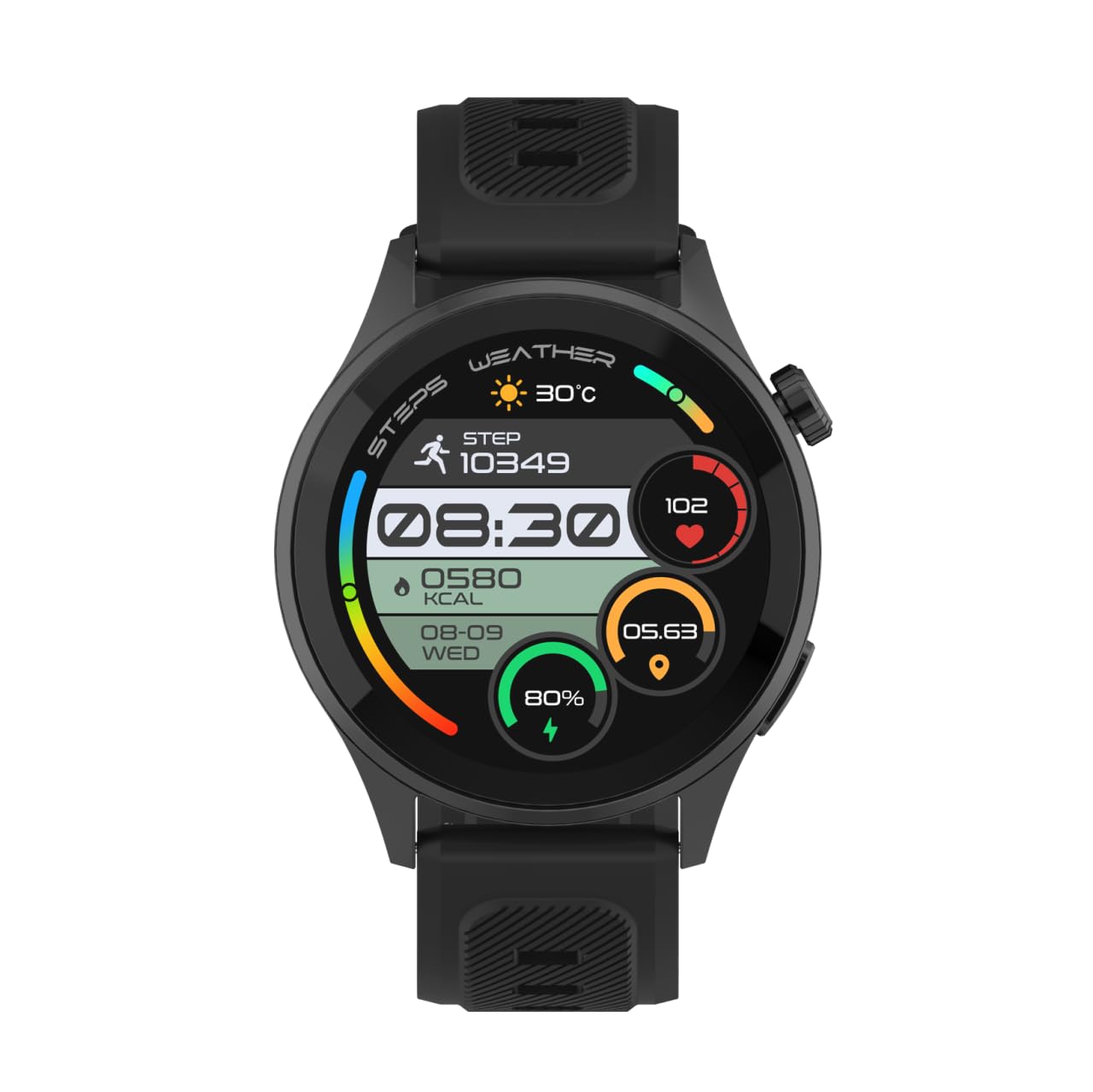 DCU TECNOLOGIC Smartwatch con GPS Integrado y Llamadas Bluetooth – Pantalla AMOLED 1,43'' | Música sin teléfono | Asistente de Voz | Más de 130 Modos Deportivos | Compatible Android/iOS